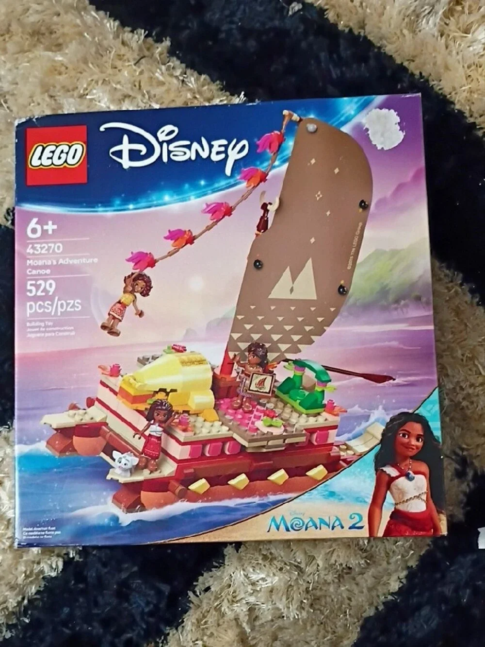 LEGO Disney Moana 2 43270 Moana's Adventure Canoe